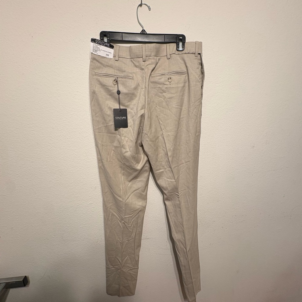 Couture Gypsy Men's Cream Dress Pants